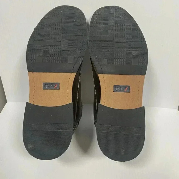 GBX MEN'S Brown Leather Lace Up Kirk ANKLE BOOTS Size 12 M Needs New Laces EUC - Picture 9 of 10